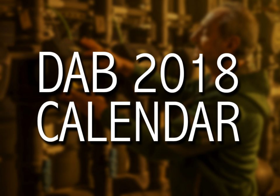 DAB 2018 CALENDAR